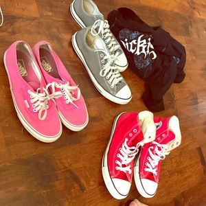 Converse All star shoes and vans